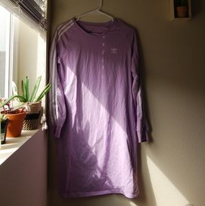 Adidas tshirt lavender dress